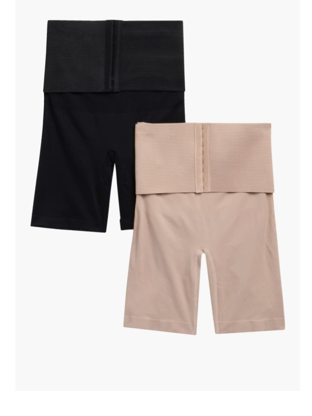 NWT - Skinny Girl Corseted Shapewear XL - Black & Blush (2-Pack)